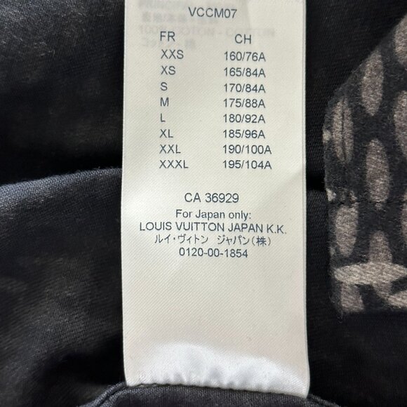 Louis Vuitton Nigo Grey Giant Damier Monogram Button Up Shirt - Picture 5 of 7